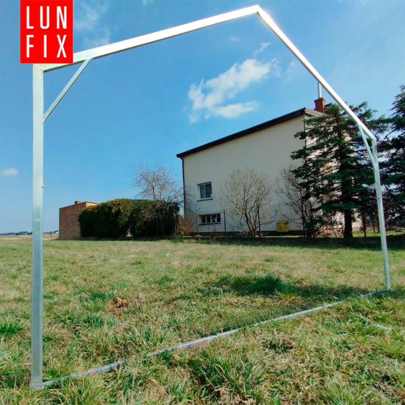 Szklarnia z poliwęglanu 2,8x8m "domek" profil 20x40mm grubość 6mm