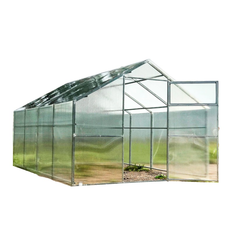 Szklarnia z poliwęglanu 2,8x10m "domek" profil 20x40mm grubość 4mm