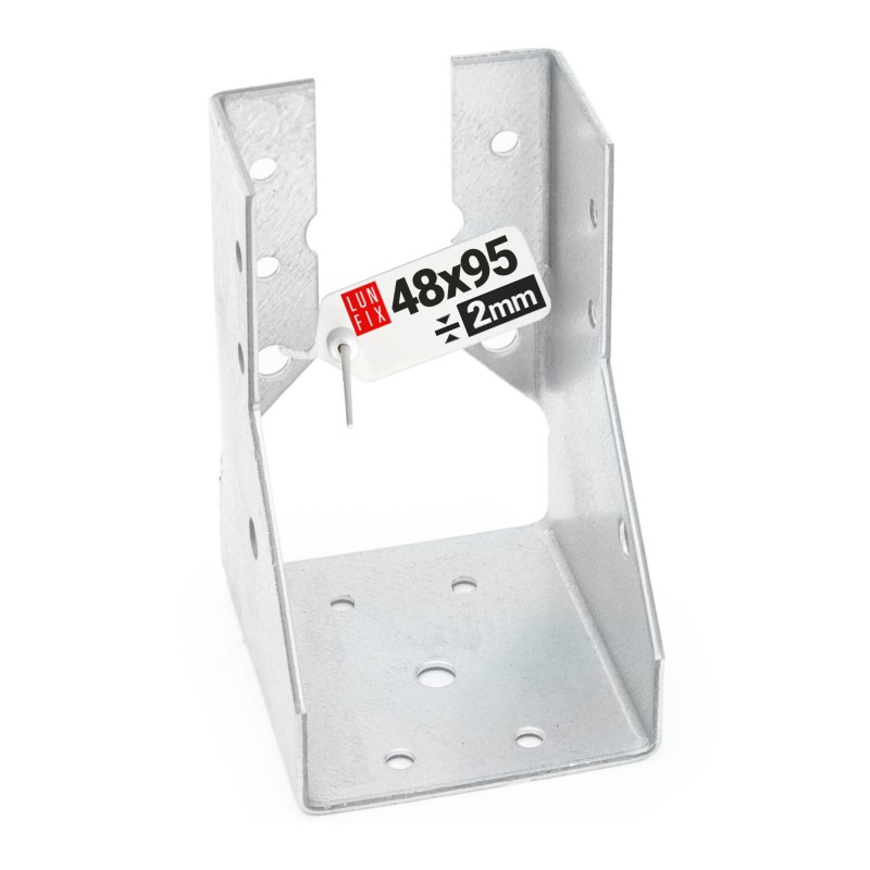 Wieszak belki 48x95x2 mm łącznik ciesielski