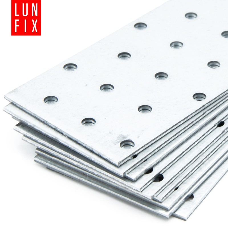 Płytka perforowana 50x200x2  łącznik ciesielski płaski 1szt.