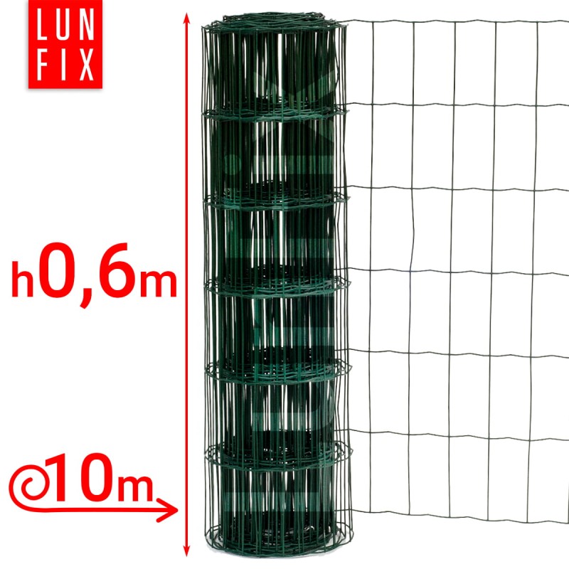 Osłonka do roślin siatka ogrodowa 60 cm zielona 10mb