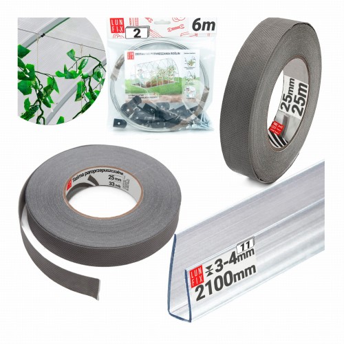 Pakiet BAZA TUNEL DOMEK - 3-4mm - 8m