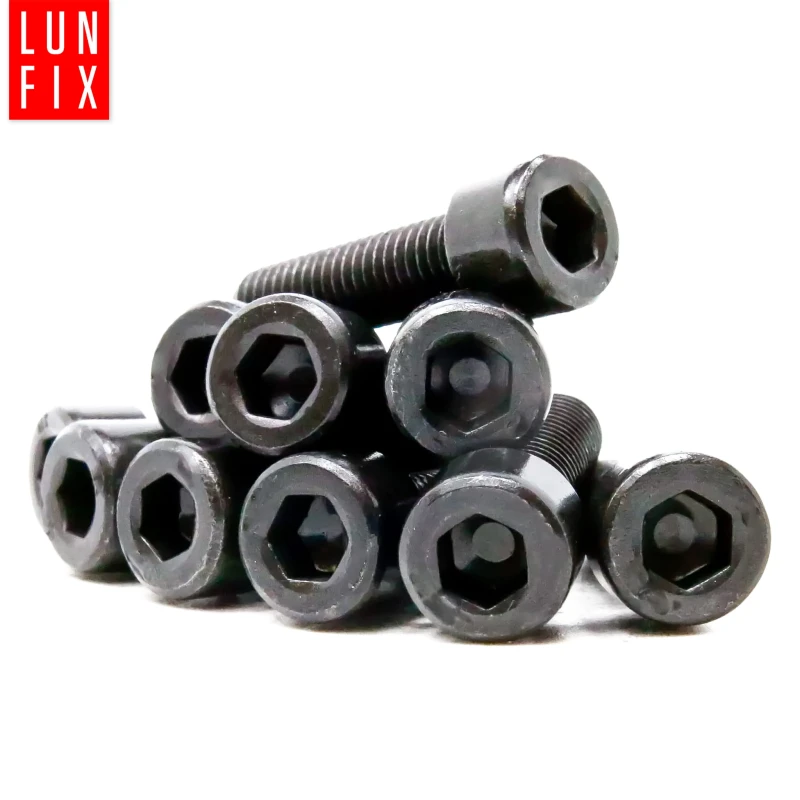 Śruba imbusowa M8 25mm  czarny ocynk DIN 912 kl 8.8 10szt
