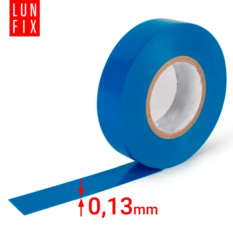 Taśma izolacyjna PVC niebieska 15mm 10m 10szt.