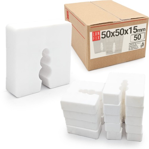 Podkładka dystansowa 15mm 50x50mm wyrównująca 50szt.