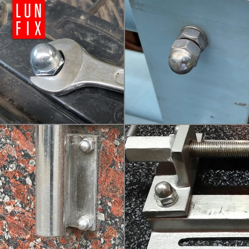 Nakrętka kołpakowa nierdzewna M10 DIN 1587 stal A2 900szt.