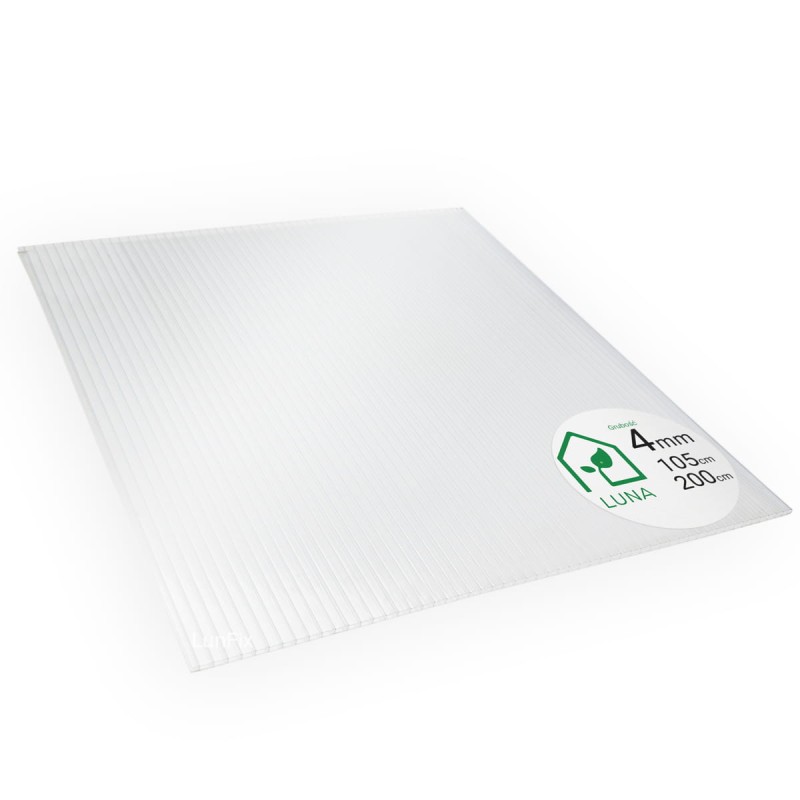 Poliwęglan komorowy 4mm płyta bezbarwna 105x200cm