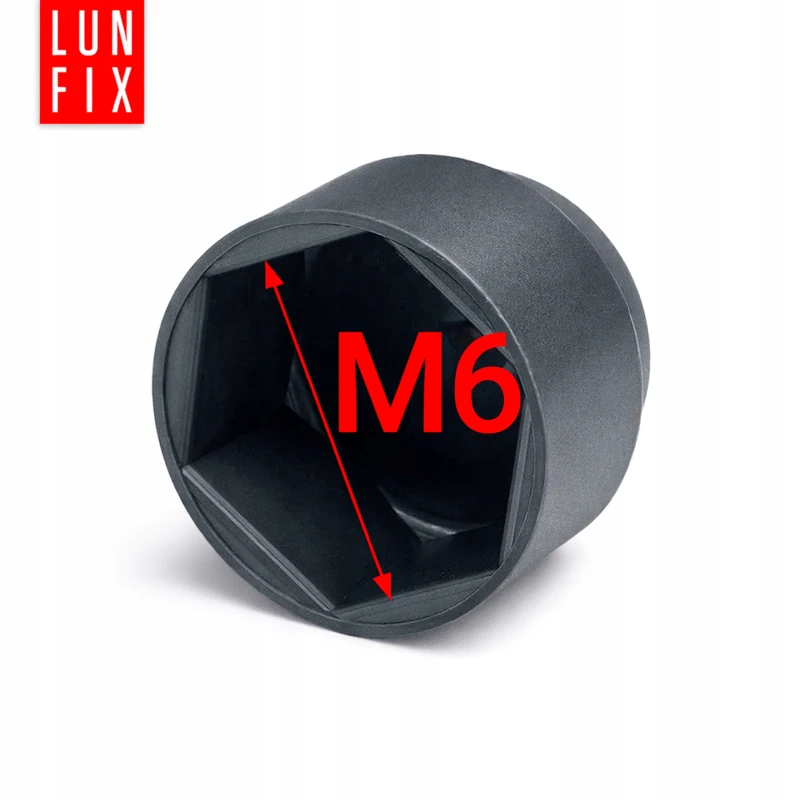 Maskownica nakrętki M6/10 antracyt zaślepka na śruby 10 szt.