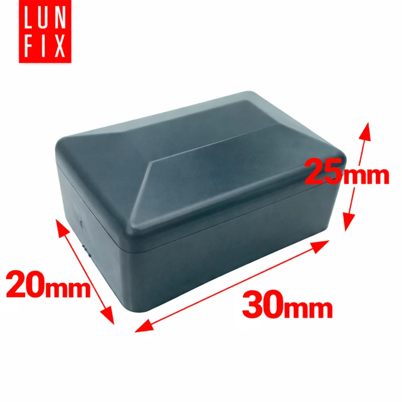 Nasadka zewnętrzna na słupek prostokątny 20x30 mm, grafitowa – 10 szt.
