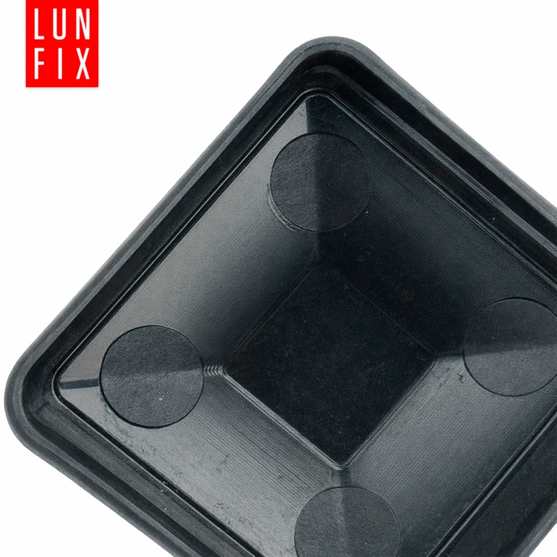 Nasadka zewnętrzna na słupek kwadratowy 40x40 mm, grafitowa – 10 szt.