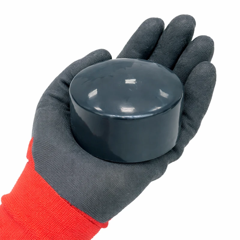Nasadka zewnętrzna na słupek okrągły Ø51 mm, czarna – 10 szt.
