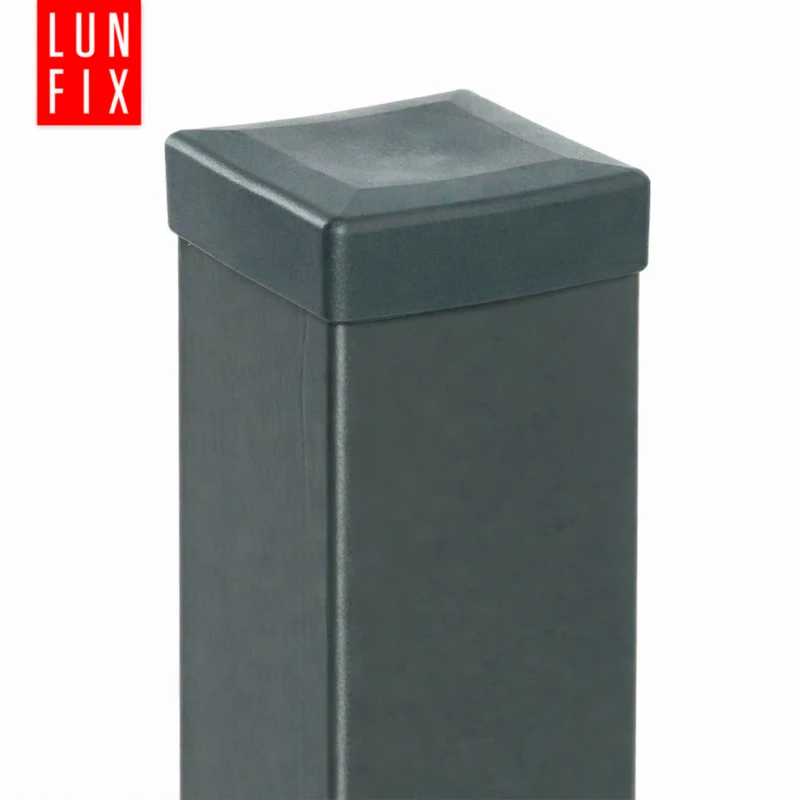 Nasadka zewnętrzna na słupek kwadratowy 70x70 mm, grafitowa – 1 szt.