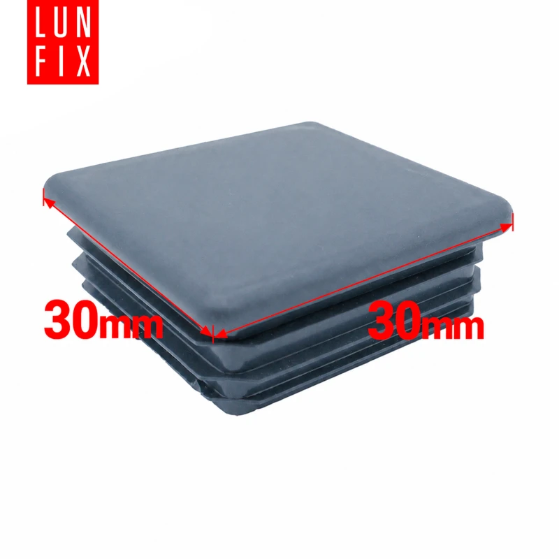 Zaślepka kwadratowa grafit 30x30 mm do słupka ogrodzeniowego 1 szt. - Zatyczki do słupków, korki, wkładki