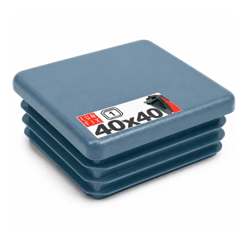 Zaślepka kwadratowa grafit 40x40 mm do słupka ogrodzeniowego 1 szt. - Zatyczki do słupków, korki, wkładki