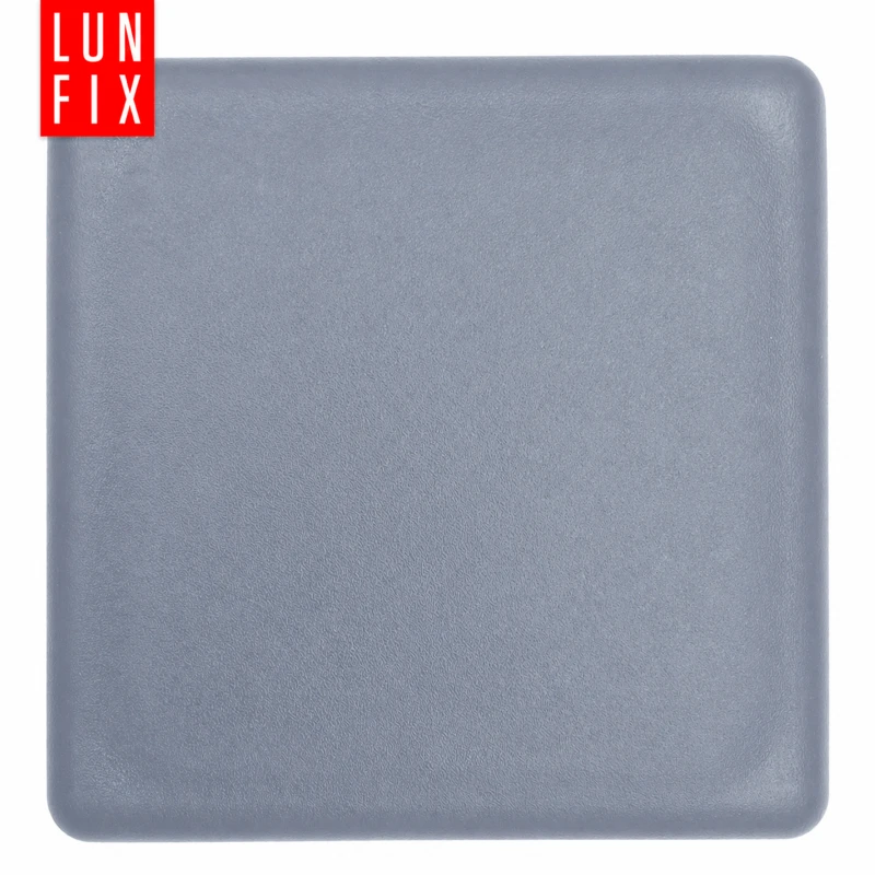 Zaślepka kwadratowa grafit 50x50 mm do słupka ogrodzeniowego 10 szt. - Zatyczki do słupków, korki, wkładki