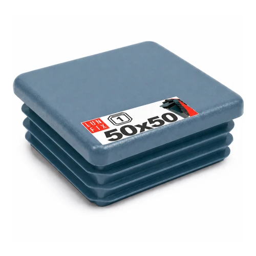 Zaślepka kwadratowa grafit 50x50 mm do słupka ogrodzeniowego 1 szt. - Zatyczki do słupków, korki, wkładki