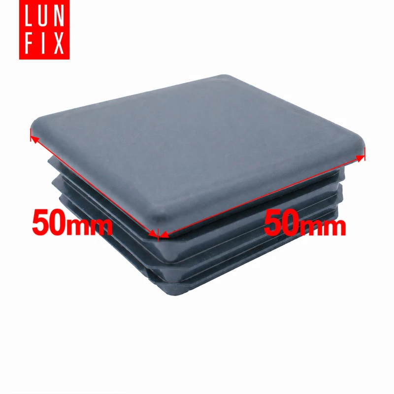 Zaślepka kwadratowa grafit 50x50 mm do słupka ogrodzeniowego 1 szt. - Zatyczki do słupków, korki, wkładki