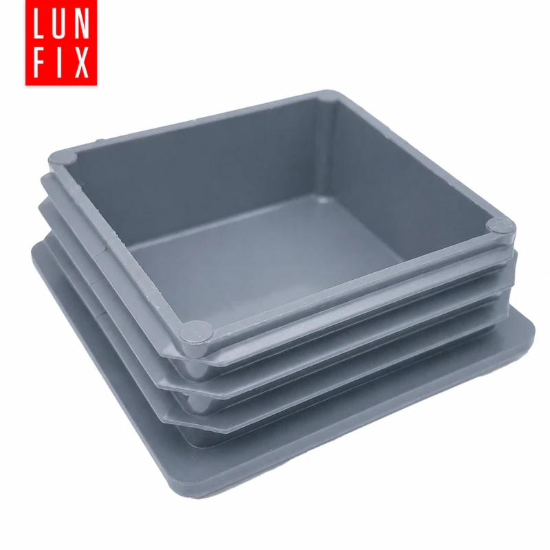 Zaślepka kwadratowa grafit 60x60 mm do słupka ogrodzeniowego 1 szt. - Zatyczki do słupków, korki, wkładki