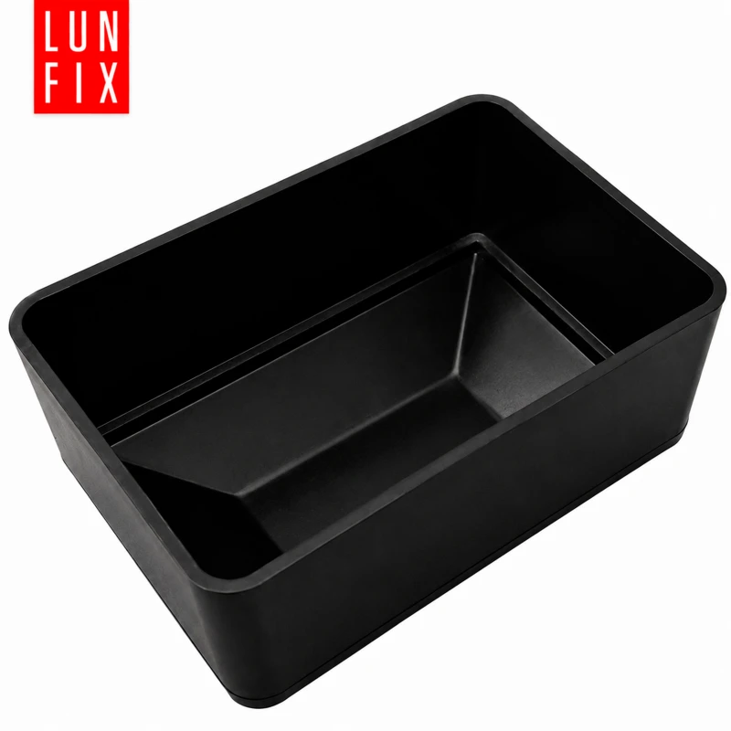 Zaślepka prostokątna czarna 20x30 mm do słupka ogrodzeniowego 100 szt. - Zatyczki do słupków, korki, wkładki