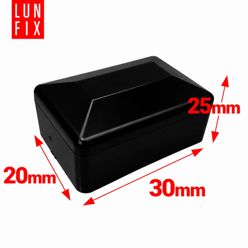Zaślepka prostokątna czarna 20x30 mm do słupka ogrodzeniowego 10 szt. - Zatyczki do słupków, korki, wkładki