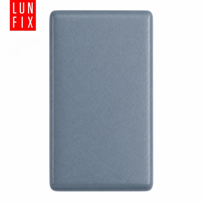 Zaślepka prostokątna grafit 20x50 mm do słupka ogrodzeniowego 1 szt. - Zatyczki do słupków, korki, wkładki