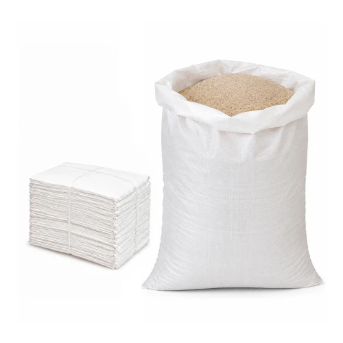 Worek na gruz 65 x 105 cm 80 g 59 g/m² biały 100 szt. - worek polipropylenowy, na piasek, zboże, odpady budowlane