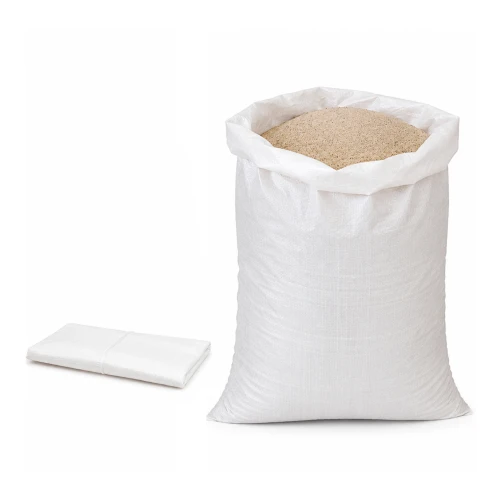 Worek na gruz 65 x 105 cm 80 g 59 g/m² biały 1 szt. - worek polipropylenowy, na piasek, zboże, odpady budowlane