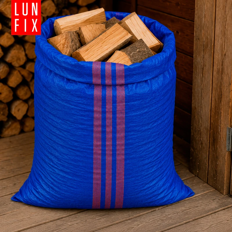 Worek na gruz 65 x 105 cm 80 g 59 g/m² niebieski 1000 szt. - worek polipropylenowy, na piasek, zboże, odpady budowlane