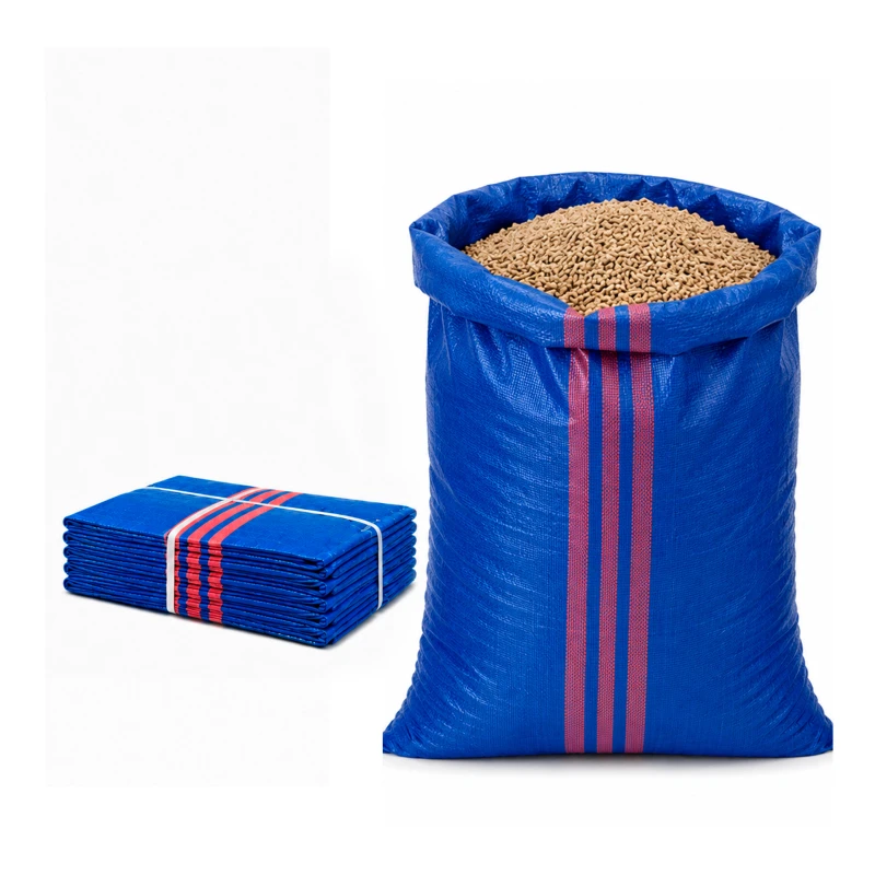 Worek na gruz 65 x 105 cm 80 g 59 g/m² niebieski 10 szt. - worek polipropylenowy, na piasek, zboże, odpady budowlane