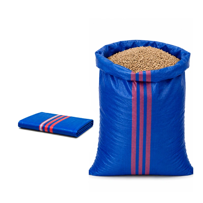 Worek na gruz 65 x 105 cm 80 g 59 g/m² niebieski 1 szt. - worek polipropylenowy, na piasek, zboże, odpady budowlane