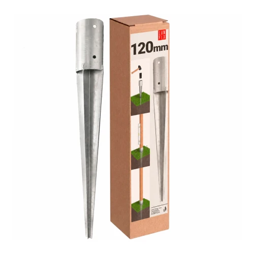 Podstawa słupa wbijana okrągła 120 mm – 1 szt.