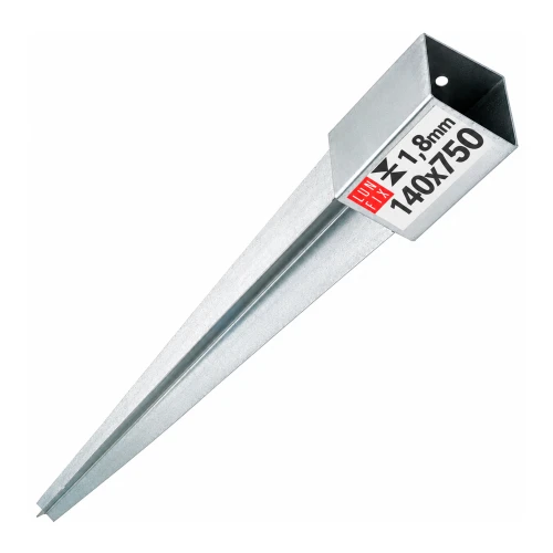 Podstawa słupa wbijana 141x141x1,8x750 mm PSG7 – 1 szt.