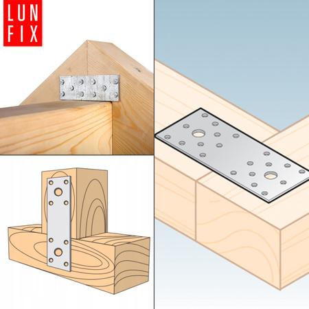 Łącznik płaski 200x40x2,5 LP4 10szt.