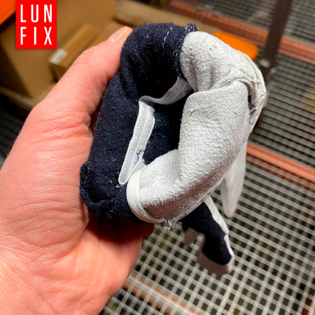 Rękawice robocze skórzane kozia skóra 11 XXL białe 12szt.