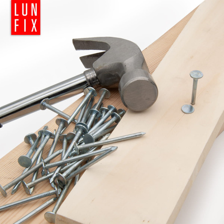 Gwoździe papowe 3x50 mm 2 cale ocynkowane papiaki 0,5kg