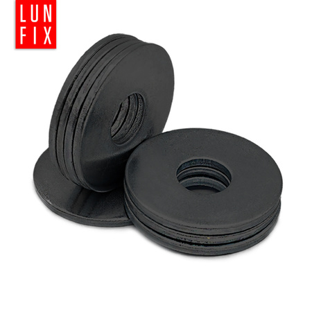 Podkładka okrągła M5 powiększona czarny ocynk DIN9021 10szt.