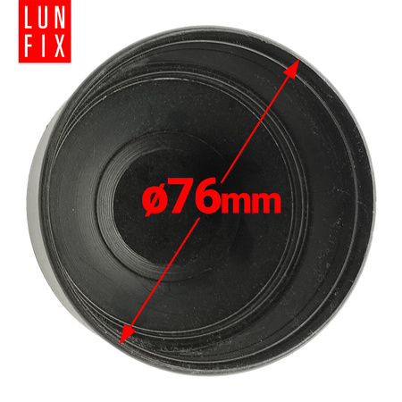 Nasadka na słupek okrągły fi76mm 10szt.