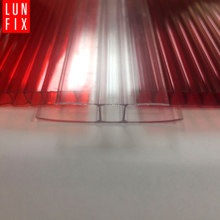 Profil H6 łączący bezbarwny do poliwęglanu 1,5m