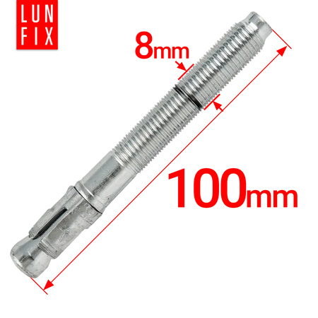 Kotwa ekspresowa do betonu M8 100mm pierścieniowa rozprężana 50 szt.