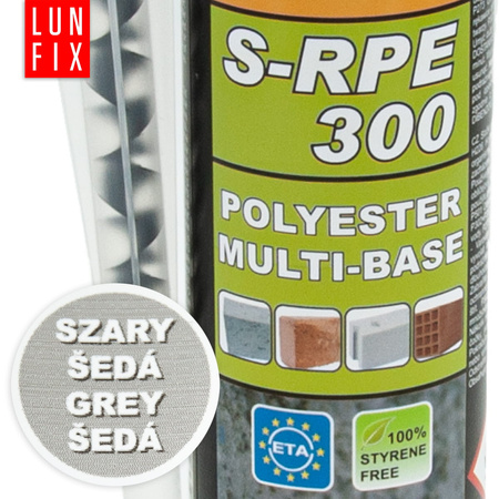 Kotwa chemiczna do betonu żywica poliestrowa S-RPE 300ml UE