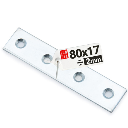 Łącznik płaski 80x17x2mm LW3 1szt.