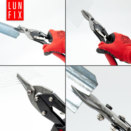 Nożyce do cięcia blachy i metalu 250mm PRAWE