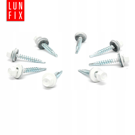 Wkręty farmerskie 4,8x55 samowiercące farmery biały ciepły 250szt.