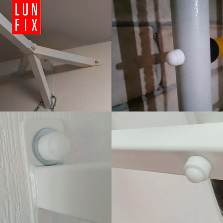 245 el. zestaw maskownic białych M5-M20 + organizer