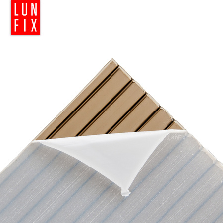 Poliwęglan komorowy 10mm płyta brązowa 105x200cm