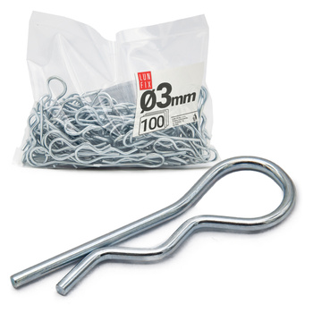 Klamra do wieszaka noniusza zatyczka 100szt.