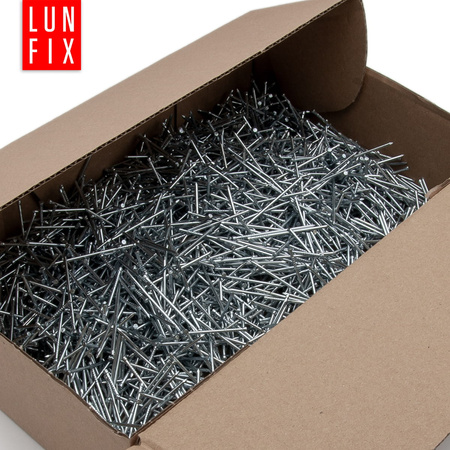 Gwoździe stolarskie 1,2x25mm srebrne ocynkowane 5kg