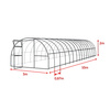 Szklarnia z poliwęglanu 3x10m profil 20x20mm grubość 3mm