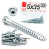 Wkręty ciesielskie Anchor 5x35 do kątowników 25szt.