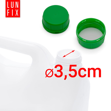 Kanister 5l zbiornik na wodę pojemnik baniak HDPE